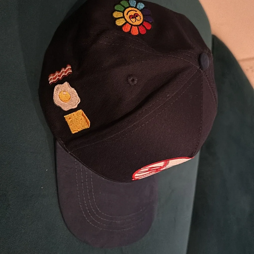 Dead stock GasNYC Yankees spin NYC baseball cap hat SnapBack Bacon Egg & Cheese - Picture 2 of 5
